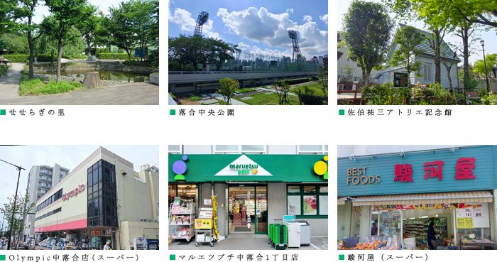 プラウドフラット中落合：周辺施設