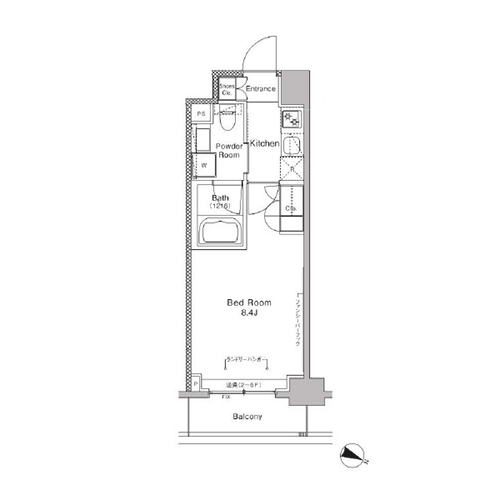 プラウドフラット中落合｜間取図