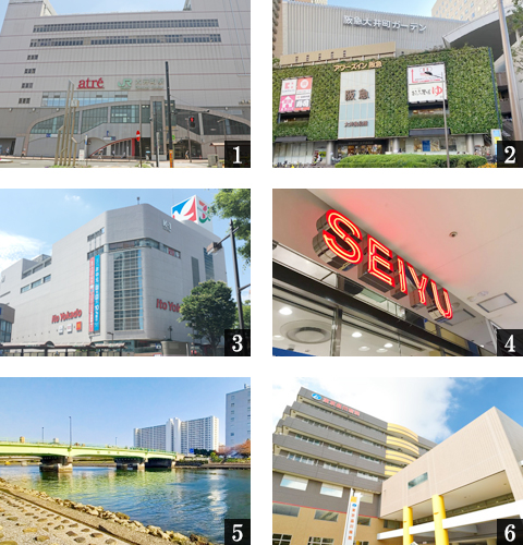 高級賃貸マンション：プラウドフラット大井町：周辺環境画像