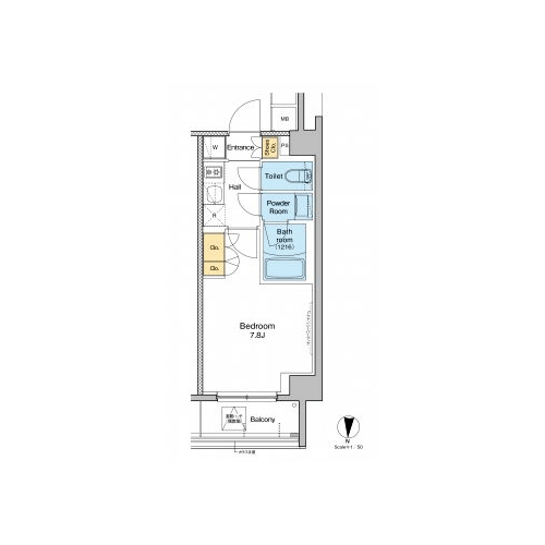 プラウドフラット両国イースト｜間取図