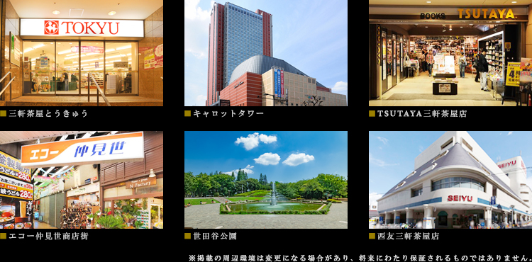 プラウドフラット三軒茶屋Ⅱ：ロケーション01