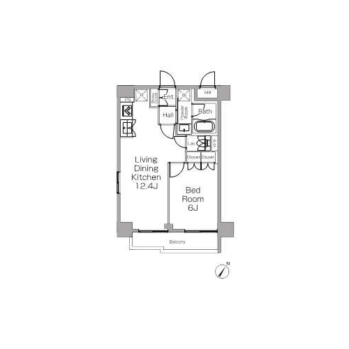 プラウドフラット三軒茶屋Ⅱ｜間取図