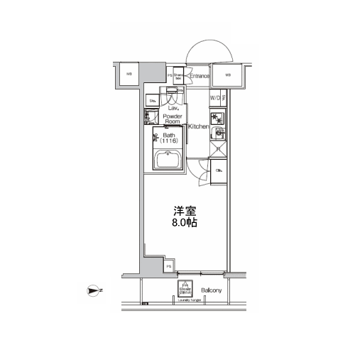 プラウドフラット外神田｜間取図