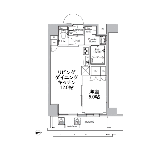 プラウドフラット外神田｜間取図