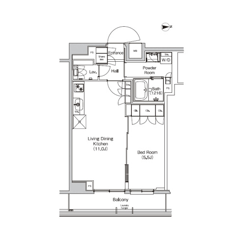 プラウドフラット外神田｜間取図