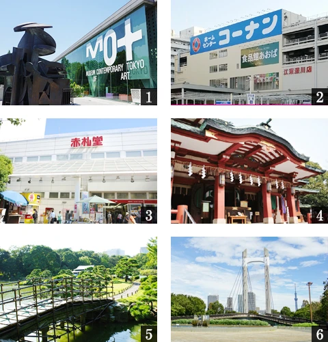 高級賃貸マンション：ルネサンスコート門前仲町：周辺環境画像