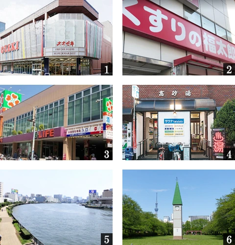 高級賃貸マンション：リテラス菊川：周辺環境画像