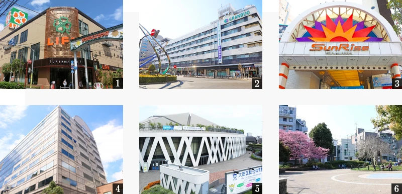 高級賃貸マンション：RJRプレシア蒲田：周辺環境画像