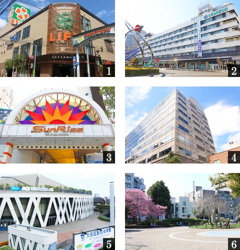 高級賃貸マンション：RJRプレシア蒲田：周辺環境画像