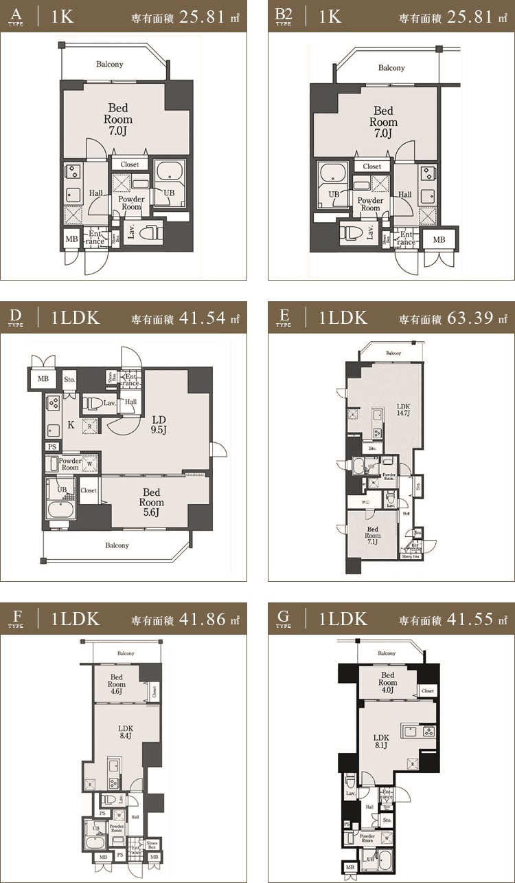 高級賃貸マンション:パティオスクエア御茶ノ水:ルームプラン画像