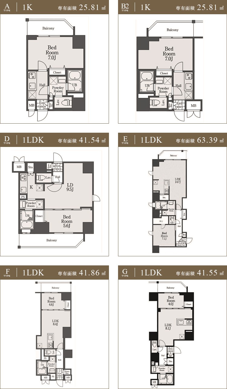 高級賃貸マンション：パティオスクエア御茶ノ水：ルームプラン画像