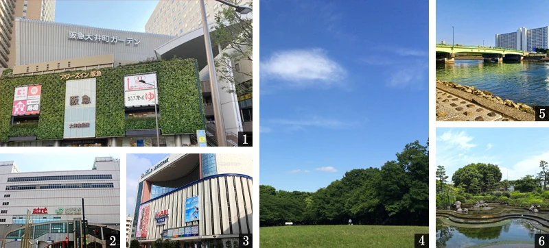 高級賃貸マンション：シーズンフラッツ大井町：周辺環境画像