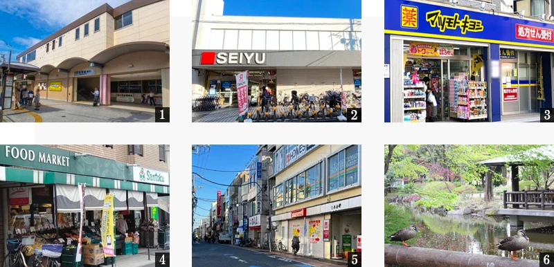 高級賃貸マンション：シーズンフラッツ杉並井草：周辺環境画像