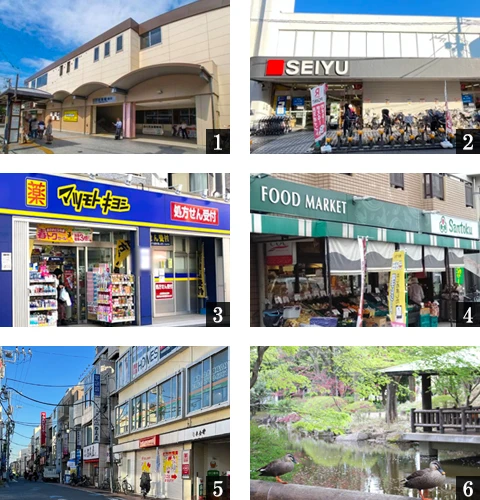 高級賃貸マンション：シーズンフラッツ杉並井草：周辺環境画像