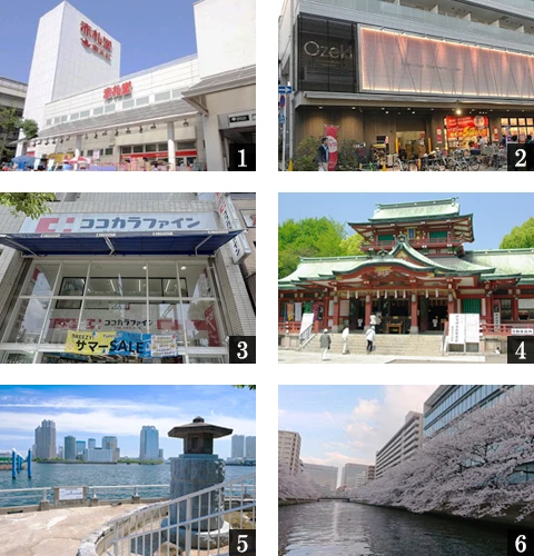 高級賃貸マンション：ソラシアレジデンス門前仲町：周辺環境画像