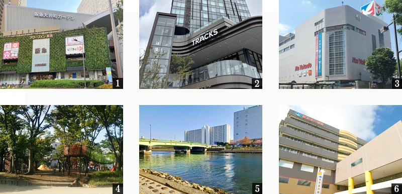 高級賃貸マンション：ソラシアレジデンス大井町：周辺環境画像