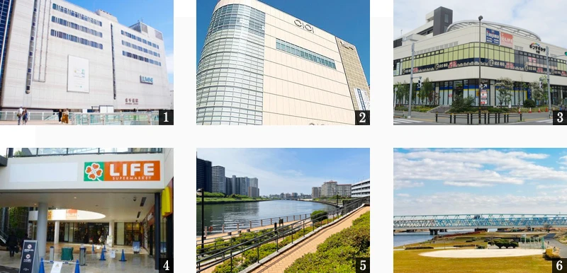 高級賃貸マンション：テラス北千住：周辺環境画像