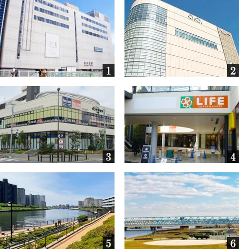 高級賃貸マンション：テラス北千住：周辺環境画像