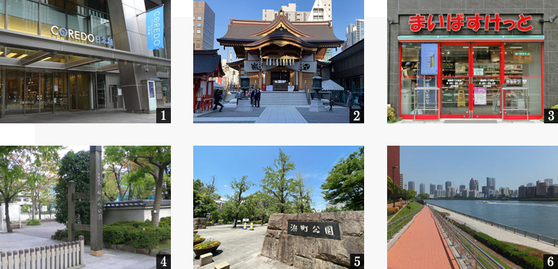 高級賃貸マンション：テラスレジデンス日本橋水天宮：周辺環境画像