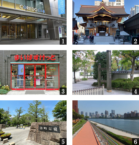 高級賃貸マンション：テラスレジデンス日本橋水天宮：周辺環境画像