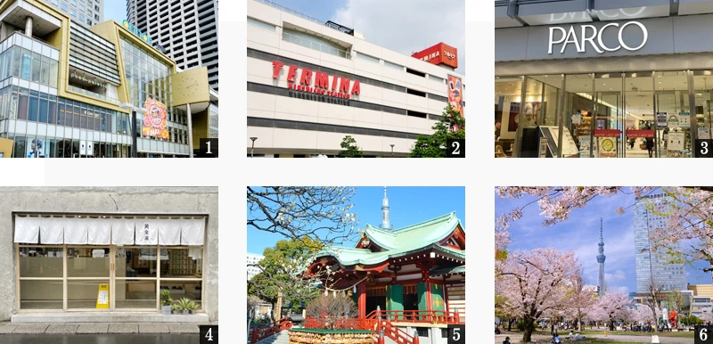 高級賃貸マンション：アーバネックス錦糸公園Ⅲ：周辺環境画像