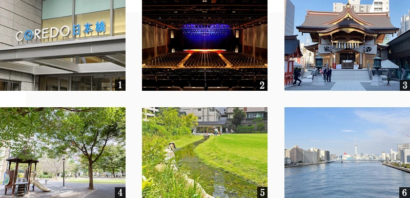 高級賃貸マンション：アーバネックス日本橋茅場町：周辺環境画像