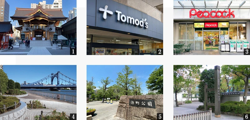 高級賃貸マンション：アーバネックス日本橋水天宮前：周辺環境画像