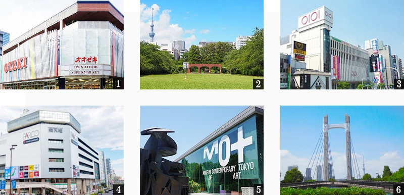 高級賃貸マンション：ウエリスアーバン住吉ウエスト：周辺環境画像