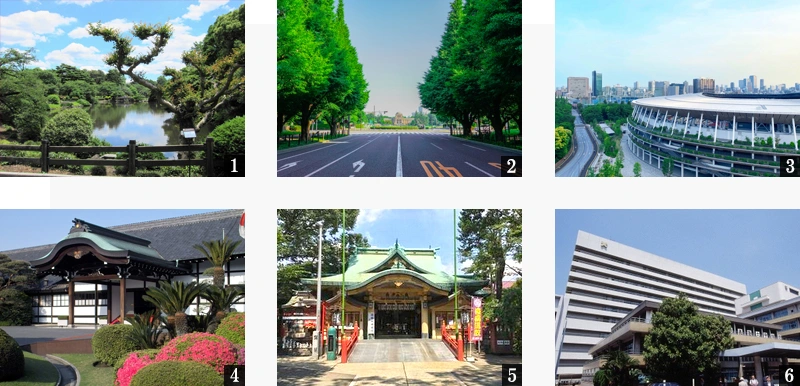 高級賃貸マンション：ZOOM信濃町：周辺環境画像