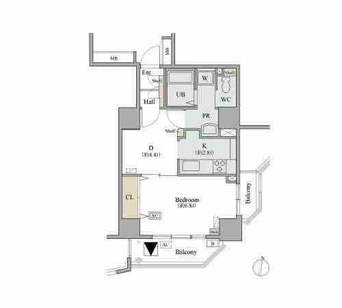 コラム神泉の間取り図