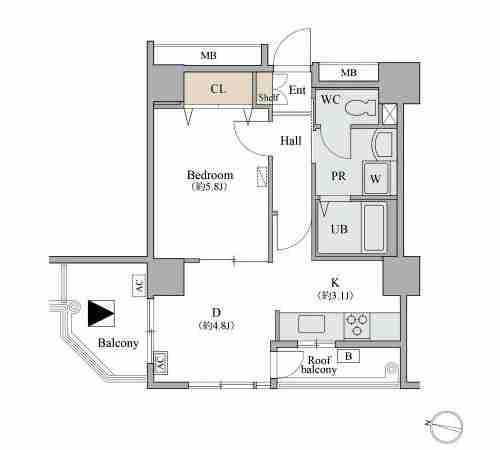 コラム神泉の間取り図