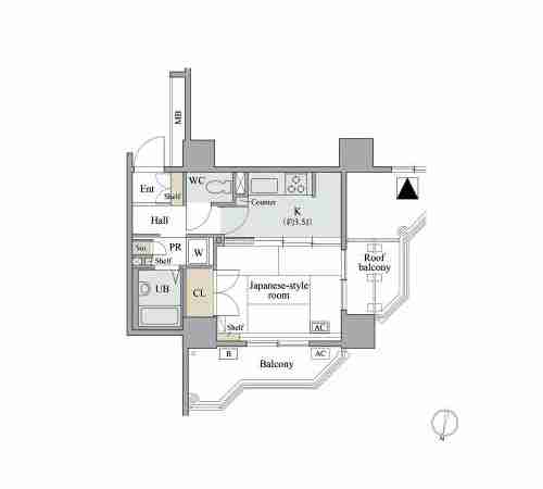 コラム神泉の間取り図