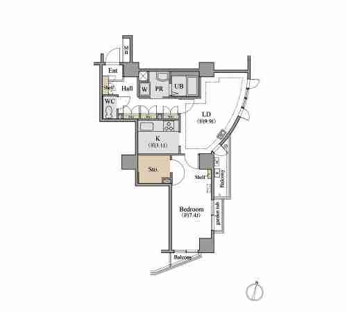 コラム神泉の間取り図