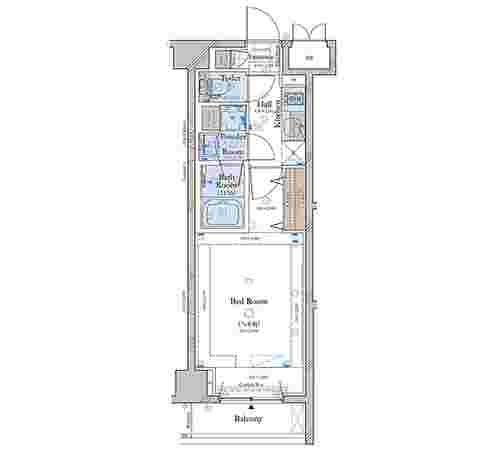 コンシェリア目黒 THE RESIDENCEの間取り図