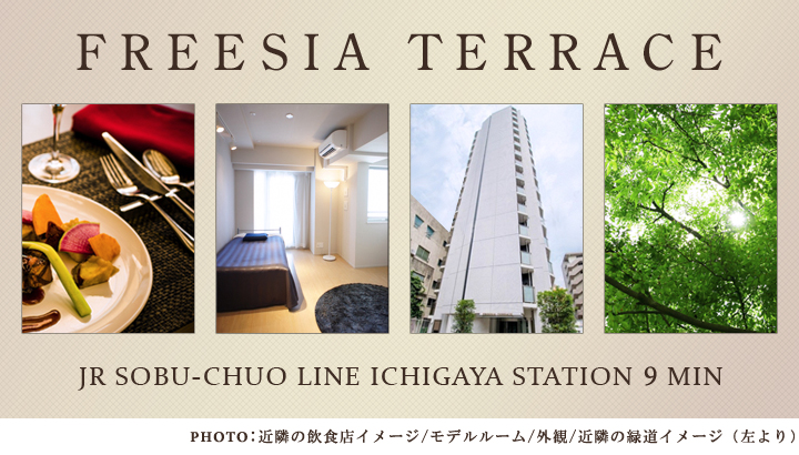 高級賃貸マンション：FREESIA TERRACE(フリージアテラス)のメインイメージ(デスクトップ用)