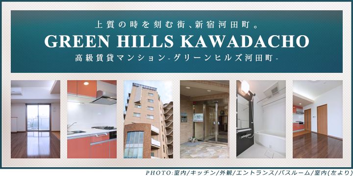 高級賃貸マンション：グリーンヒルズ河田町のメインイメージ