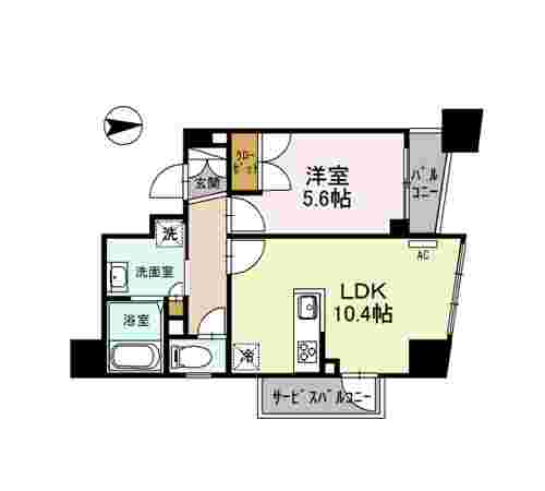 リベラーレ中野の間取り図