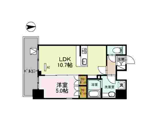 リベラーレ中野の間取り図