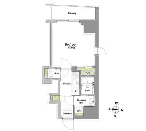 中野レジデンス壱番館の間取り図