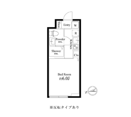 パセオ下北沢の間取り図