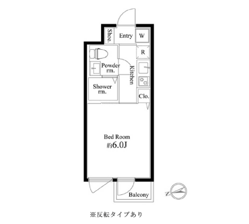 パセオ下北沢の間取り図