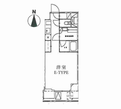 エスレジデンス新宿イーストの間取り図