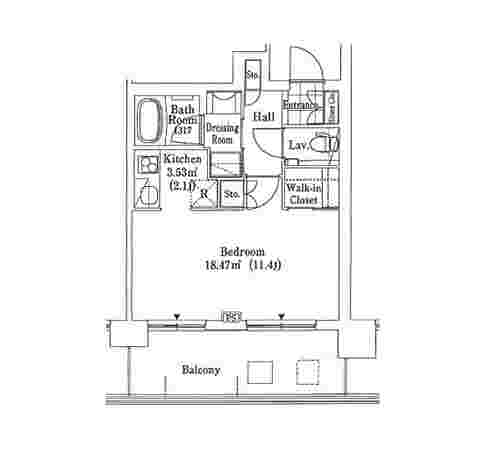 新宿グランドプラザの間取り図