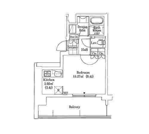 新宿グランドプラザの間取り図