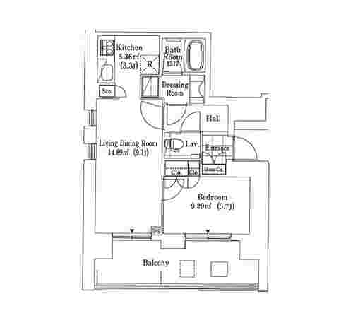 新宿グランドプラザの間取り図