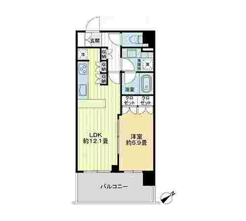 新宿グランドプラザの間取り図