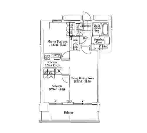 新宿グランドプラザの間取り図