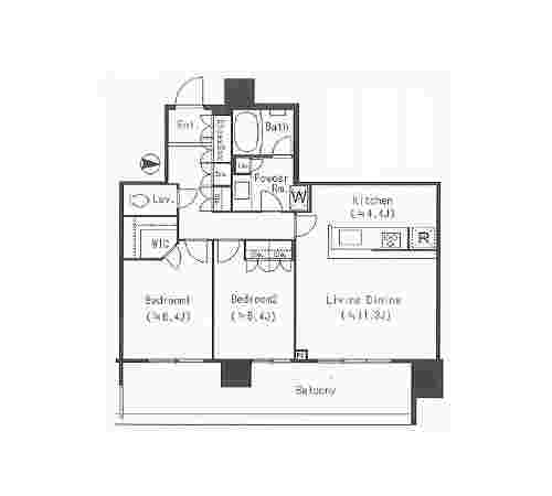 新宿グランドプラザの間取り図