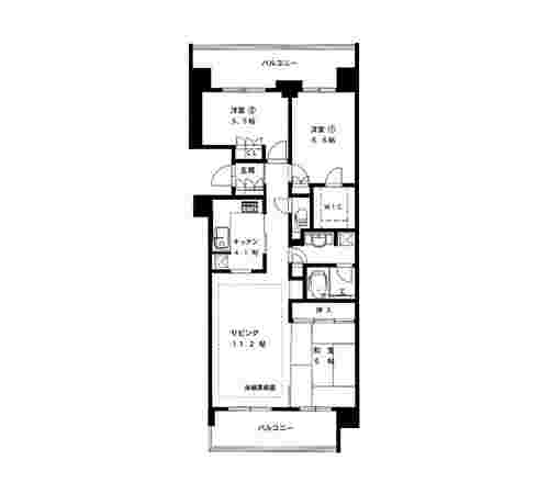 新宿グランドプラザの間取り図